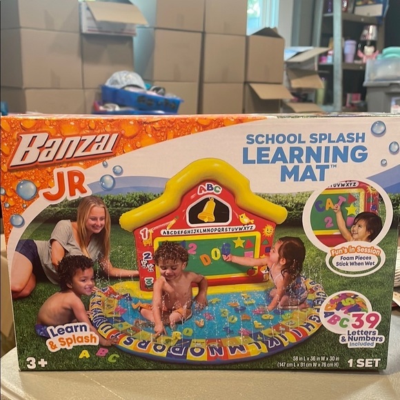 Other - JR School Splash Learning Mat - Colorful Water Play Toy